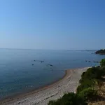 Alexandros Beachfront Near Petalidi With Private Sunbeds & Sea View
