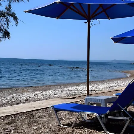Alexandros Beachfront Near Petalidi With Private Sunbeds & Sea View Appartement