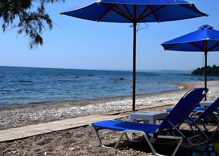 Alexandros Beachfront Near Petalidi With Private Sunbeds & Sea View Apartamento