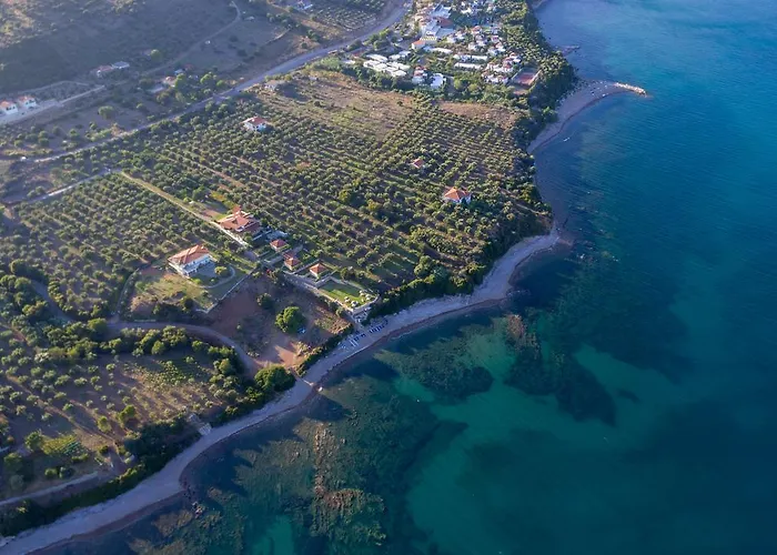 Alexandros Beachfront Near Petalidi With Private Sunbeds & Sea View 아파트